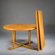 Danish extendable oak dining table by Kurt Østervig for Jason Møbler, 1950s