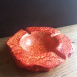 Red alabaster ashtray