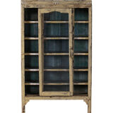 Antique white indian showcase