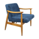 Vintage blue gfm 300-202 armchair by J.Kedziorek, 1970s