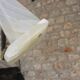 Vintage white onyx bookends – Horse heads