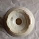 Plat a biscuit sur pied en faience de luneville
