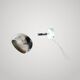 Modernist wall lamp from the Disderot era, Alain Richard adjustable spotlight.