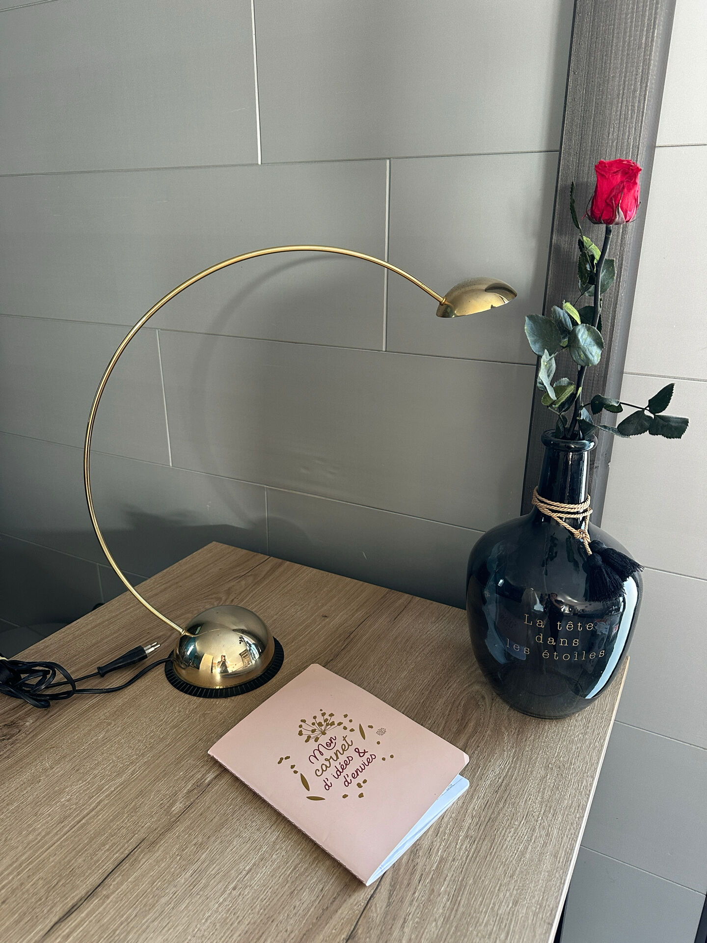 Arc Vintage Desk Lamp Vrieland Design Brass – Bauhaus Style