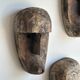 Large Timor mask in patinated wood H:50cm (1)