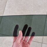 Smoked glass shelf - Veca edition, Fontana Arte - Design 1970