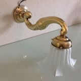 Copper and glass paste art deco