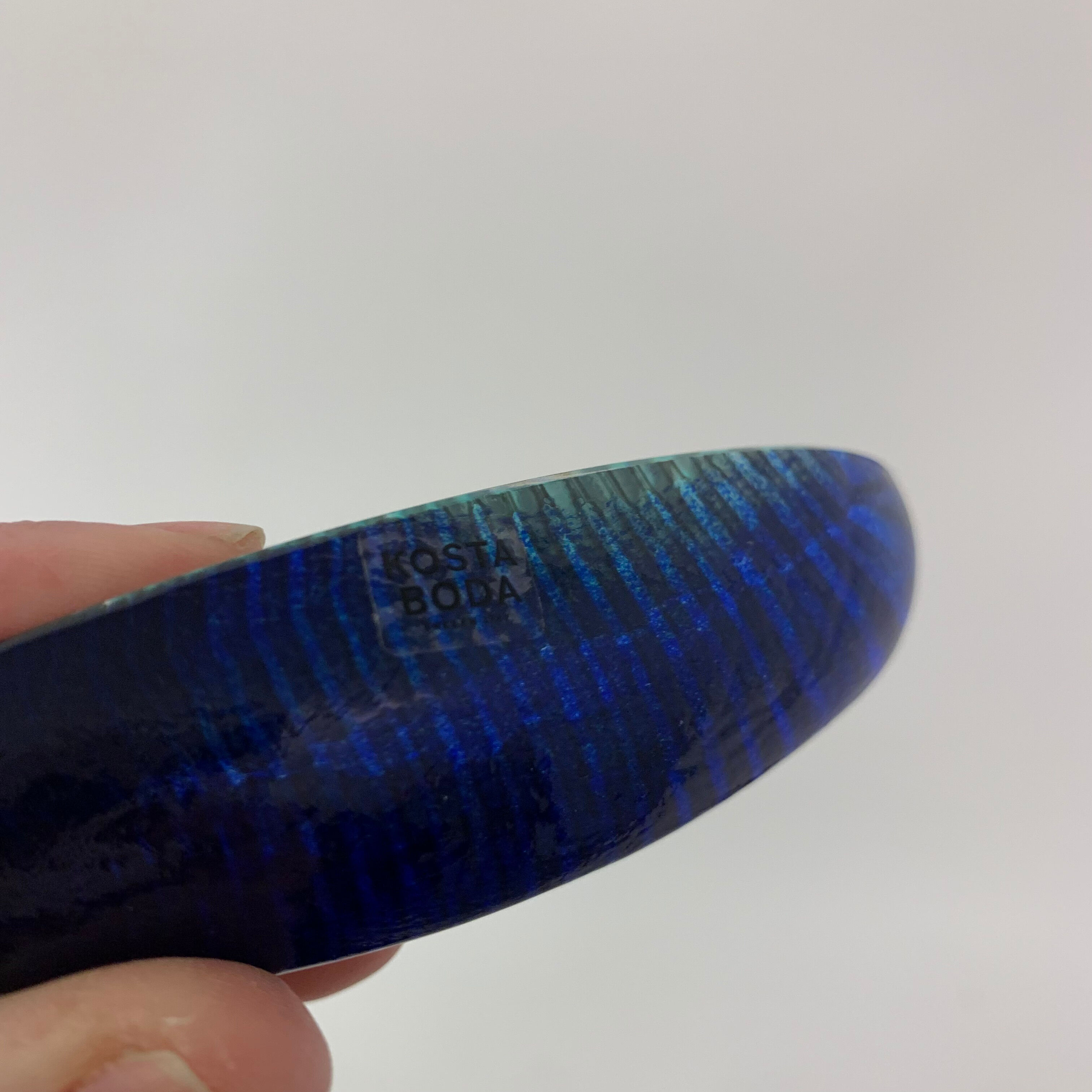 Bertil vallien for Kosta Boda Sweden miniature boat sculpture ‘Journey ‘