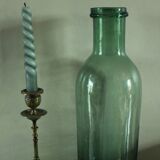 Large Green Glass Bottle Vase