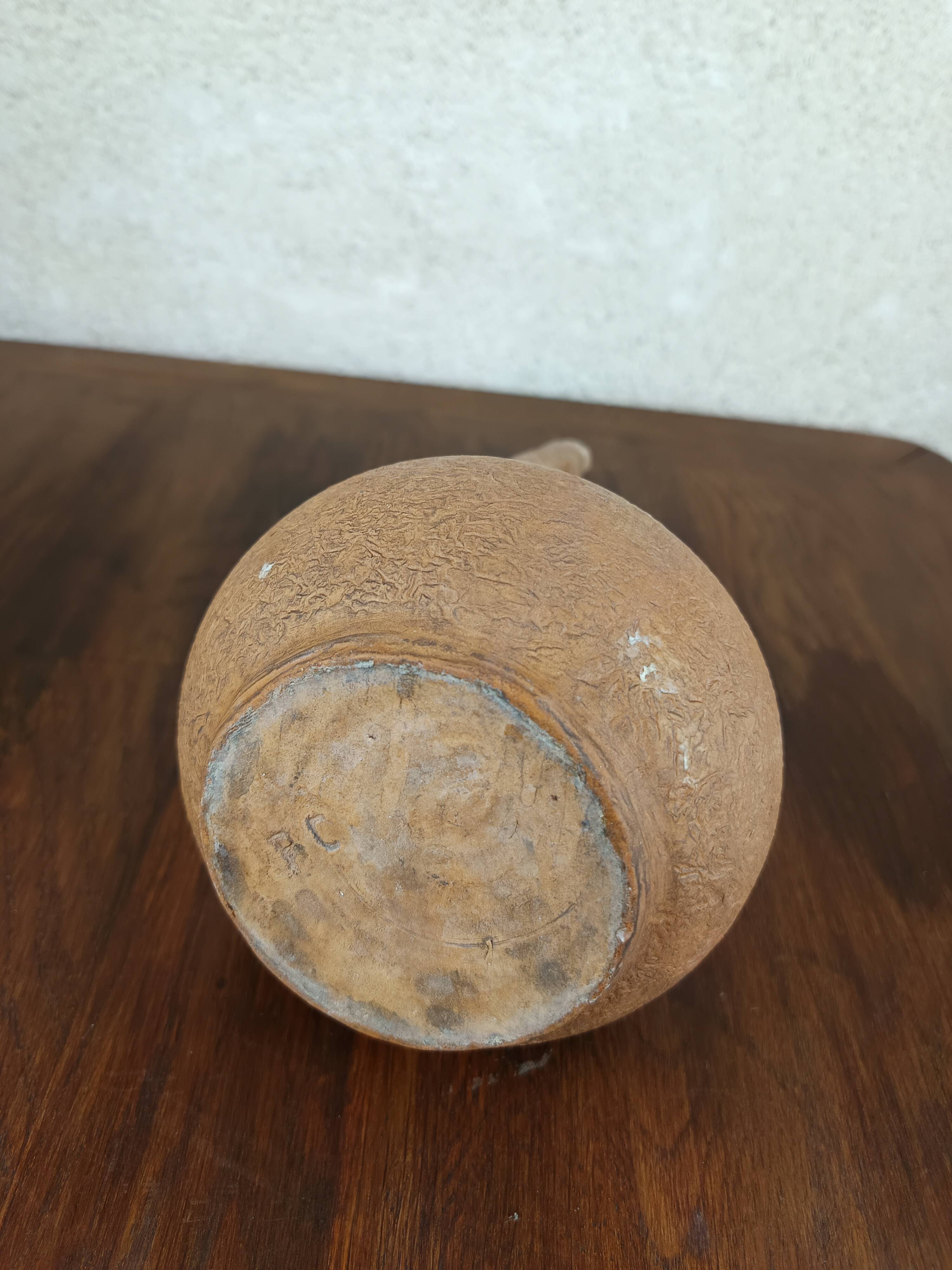 Stoneware jug-shaped vase