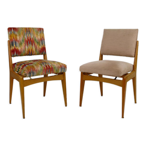 Paire de chaises, France, circa