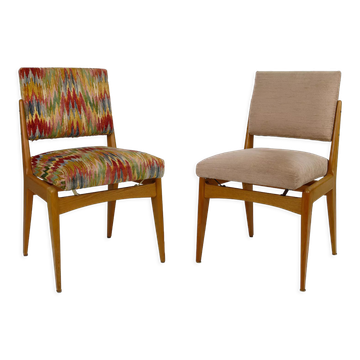 Paire de chaises, France, circa 1950