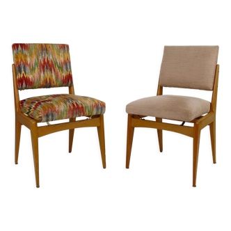 Pair of chairs Mid-Century Modern, France, circa 1950