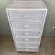 Chiffonnier vintage en osier