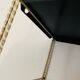 Vintage adjustable “string” shelf in metal and brass, Circa 60's