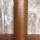 Porte parapluie carton bouilli + cerclage laiton + bac intérieur vintage