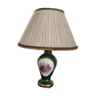 Lampe vintage porcelaine