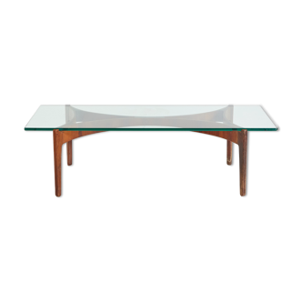 Rosewood coffee table by Sven Ellekaer for Christian Linneberg møbelfabrik