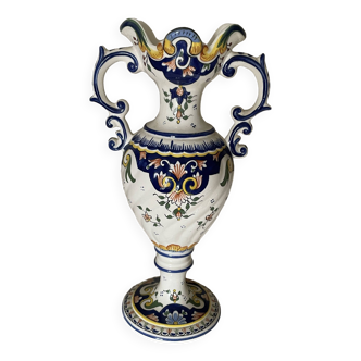 Vase with two handles Desvres