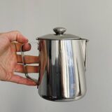 Pot à lait, carafe en inox brillant