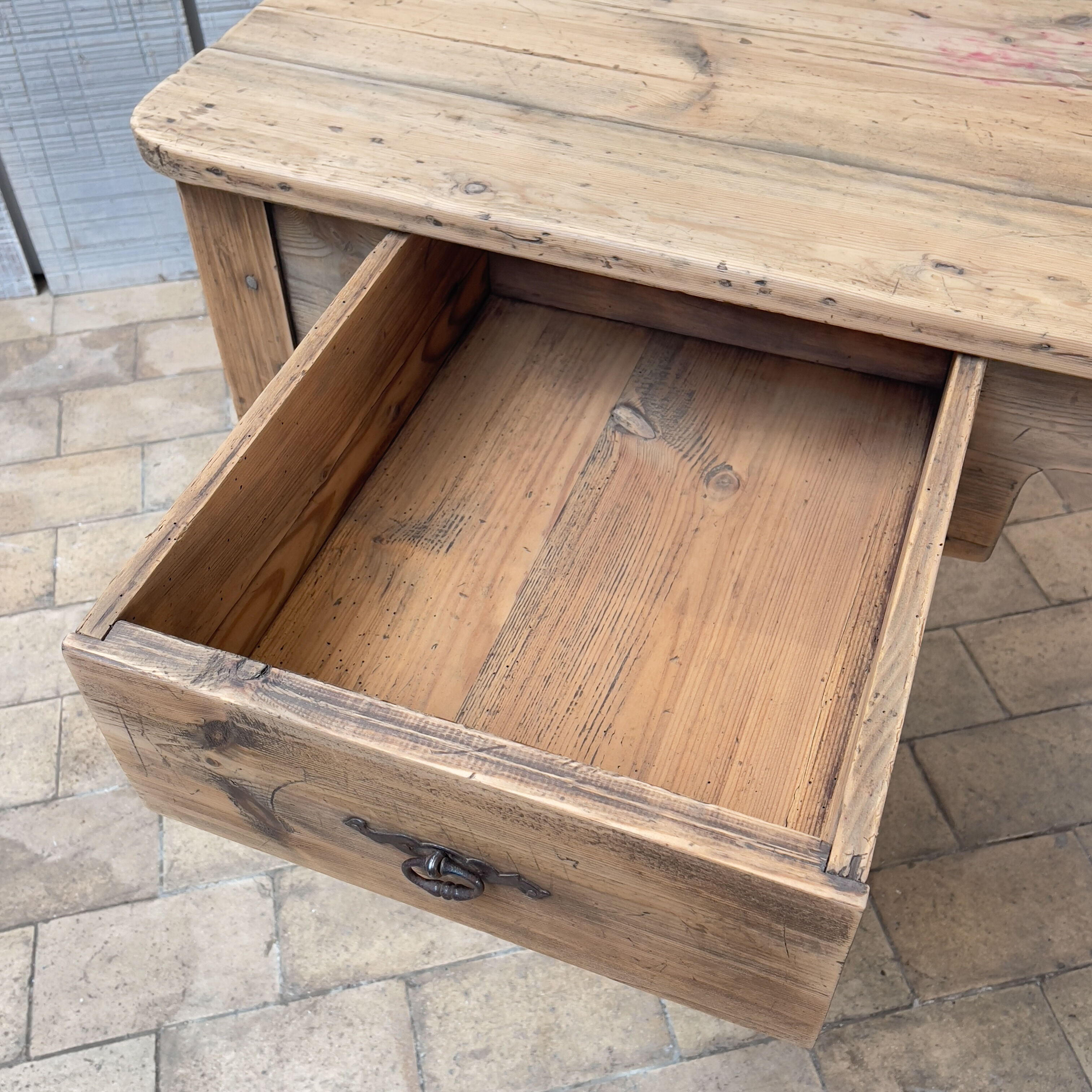 Wooden desk early XXth