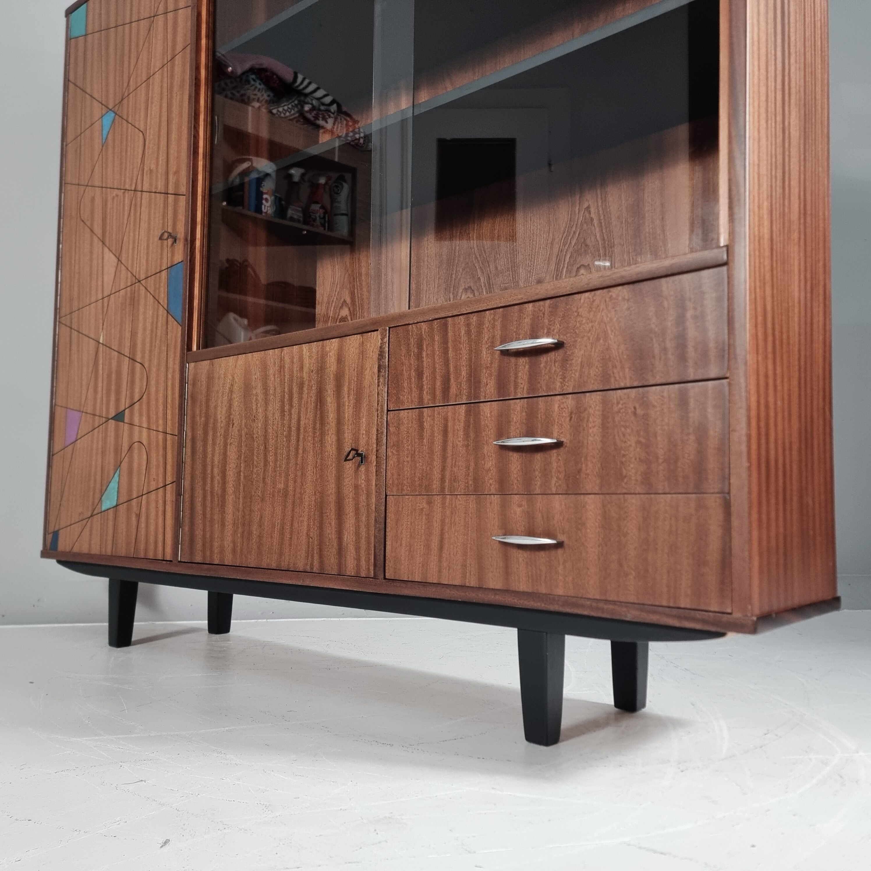 Vintage Display Case, 1970s