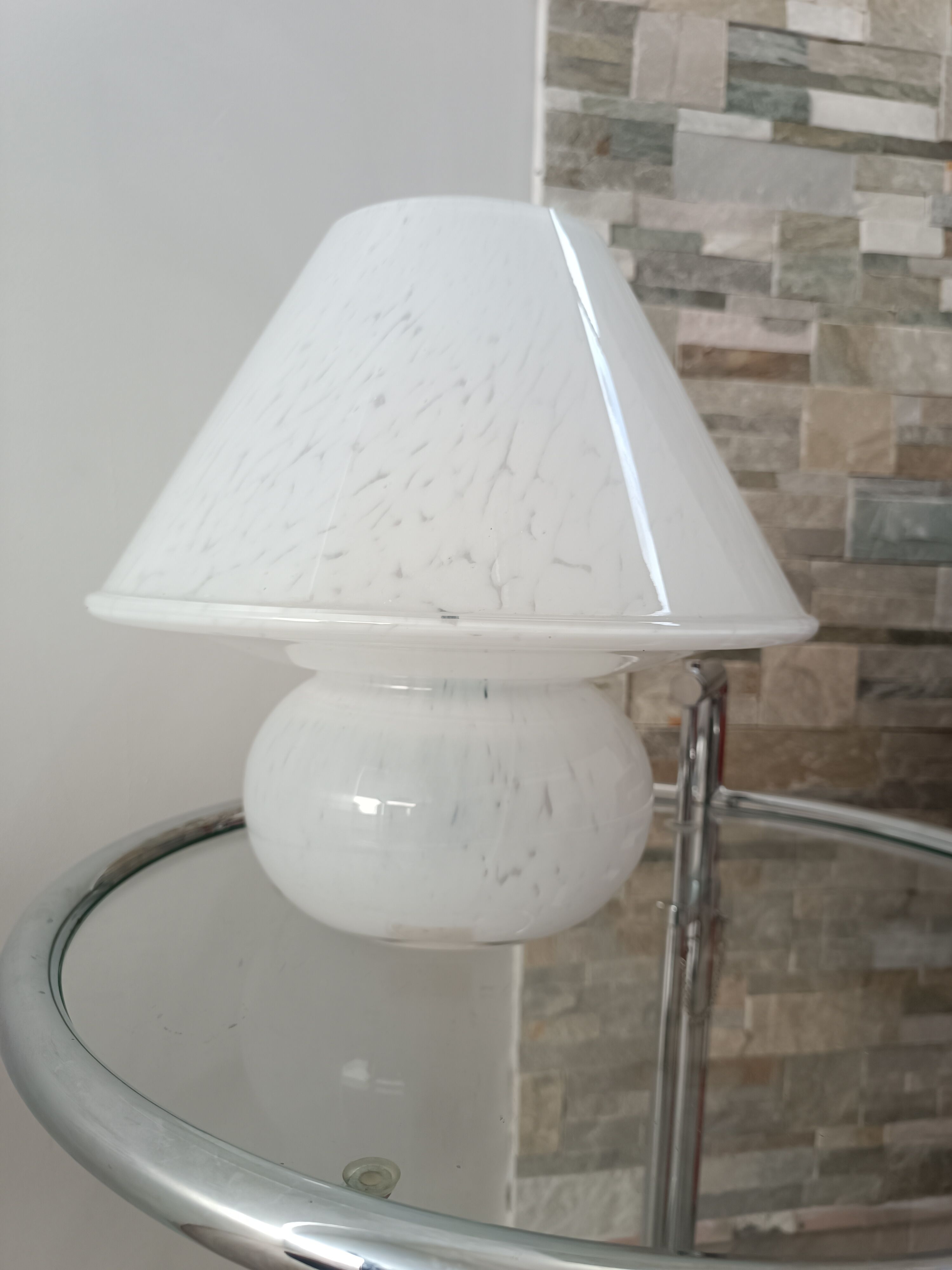 Table Lamp 6282 by Glashutte Limburg 1970s