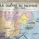 School poster School Map War 1939 1945