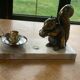 Vintage squirrel table lamp 1950