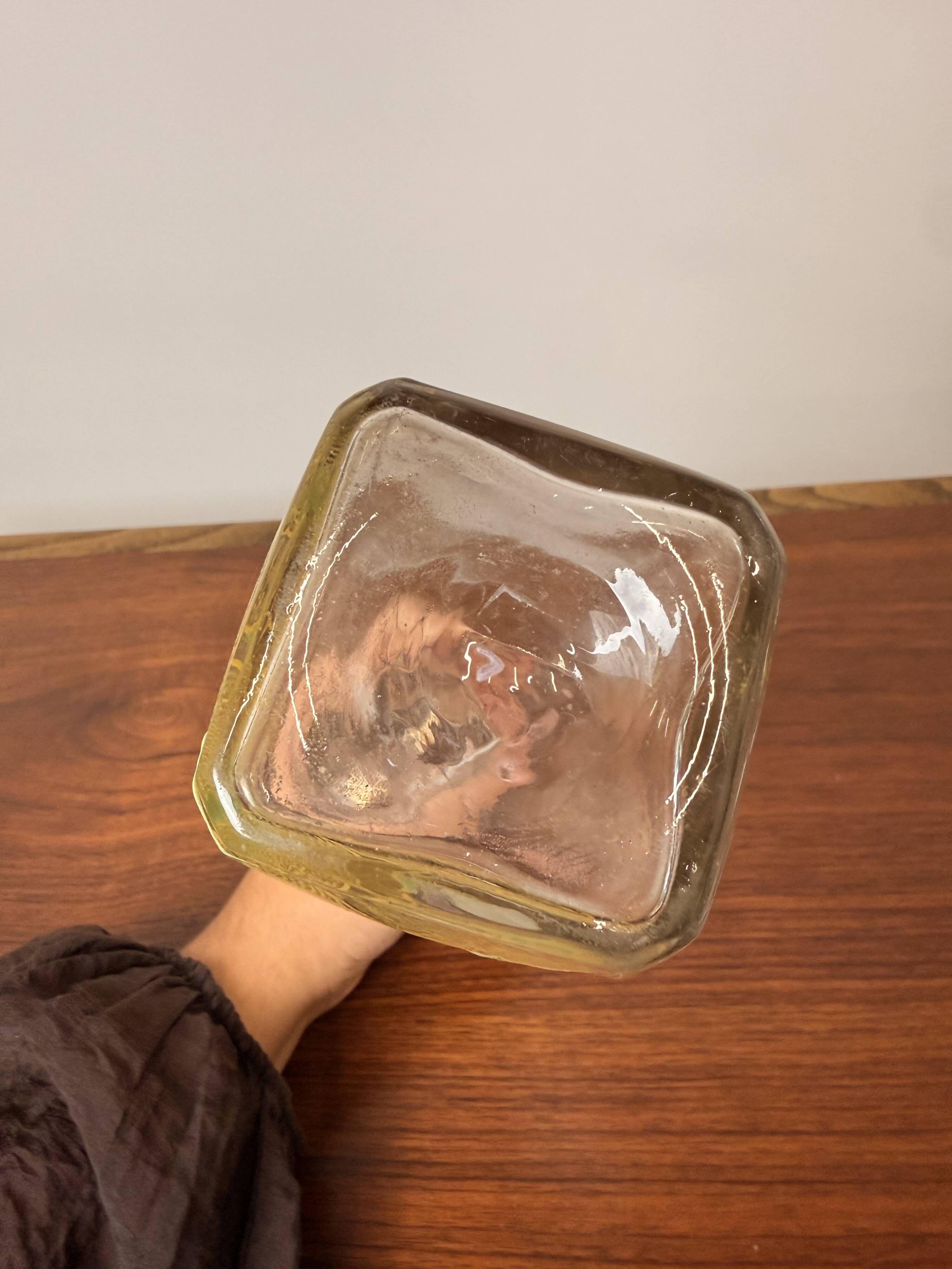 Antique Legras Carafe – Enamelled glass with floral decoration - Art Nouveau