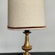 Vintage lamp 70s crystal and brass