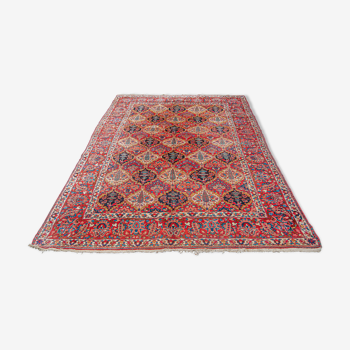Ancient Persian Oriental rug handmade baktiari 3.00 x 2.07 m