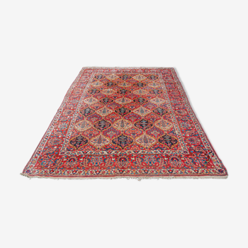 Tapis d'orient ancien persan fait main baktiari 3.00 x 2.07 m