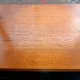 Side table, console with tapered legs, 1970s Scandinavian design.