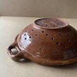 Glazed earthenware drainer