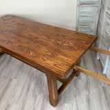 Table de ferme en chêne