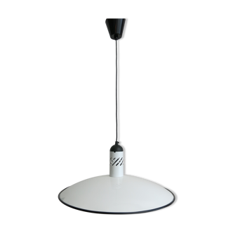 Vintage black and white pendant lamp