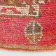 Red & Brown Geometric Vintage Runner Rug, 93x290Cm