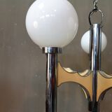 Vintage chrome ceiling lamp