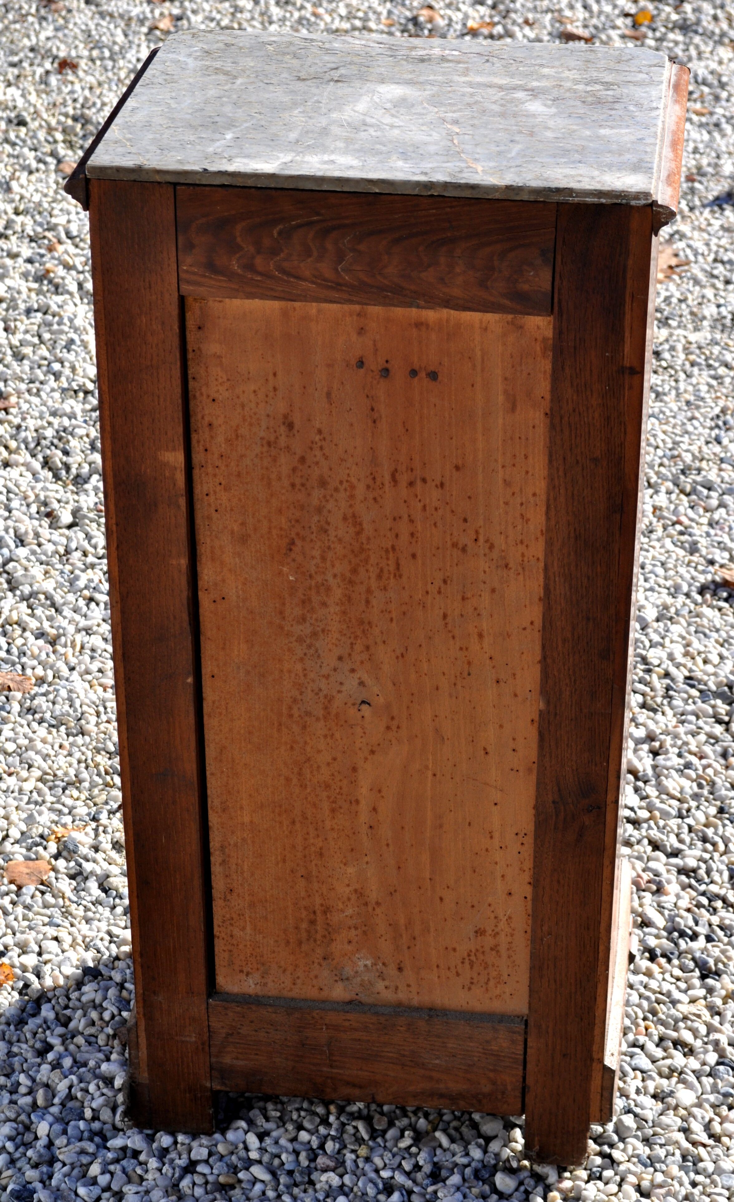 Marble top nightstand