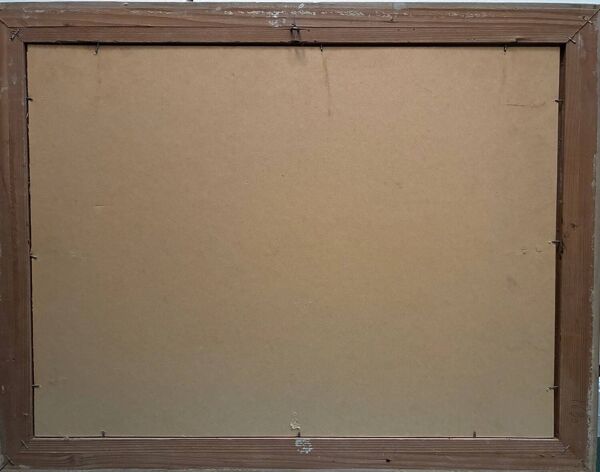 Tableau Saint Paul de Vence, la vieille fontaine, XXe