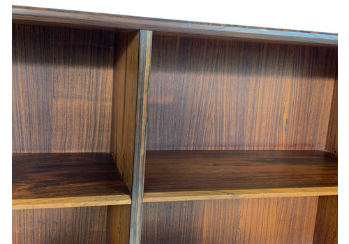 Rosewood Bookcase Solid Frame, Hellerup, Denmark 1960s