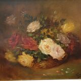 Nature morte huile sur toile