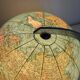 Vintage 1960 terrestrial globe JRO Verlag world map German - 35 cm