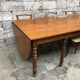 Former large oak farm table early 20th vintage