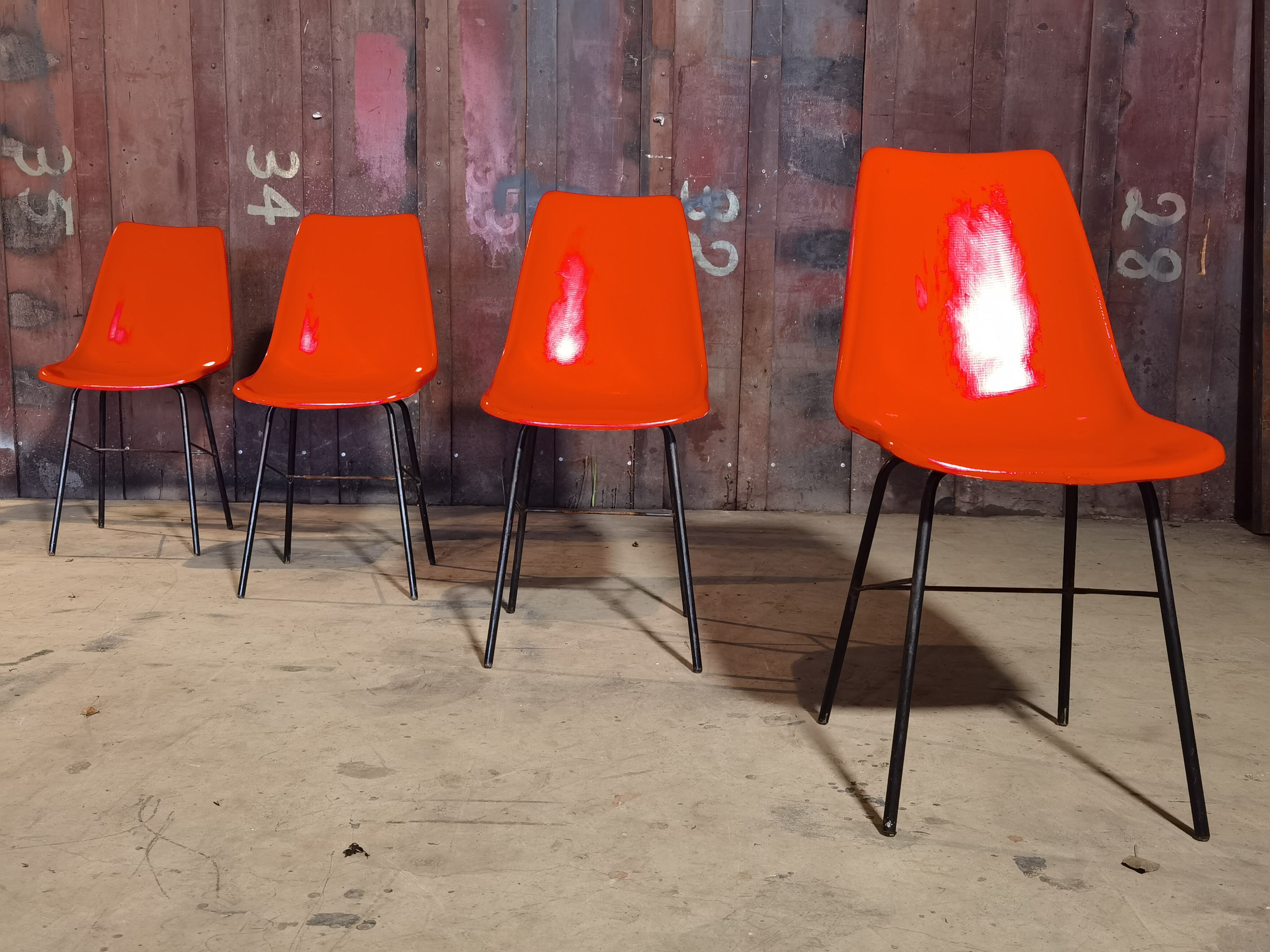 Lot de 8 chaises par Miroslav Navràtil pour Vertex