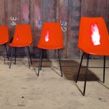 Set of 8 chairs by Miroslav Navràtil for Vertex