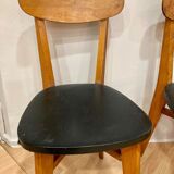 Lot of 4 chairs bistro Luterma