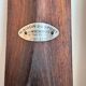 Antique wooden skis with vintage poles