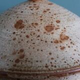 Soup tureen, vegetable dish in Puisaye stoneware signed by Jean-Pierre Prud’homme.